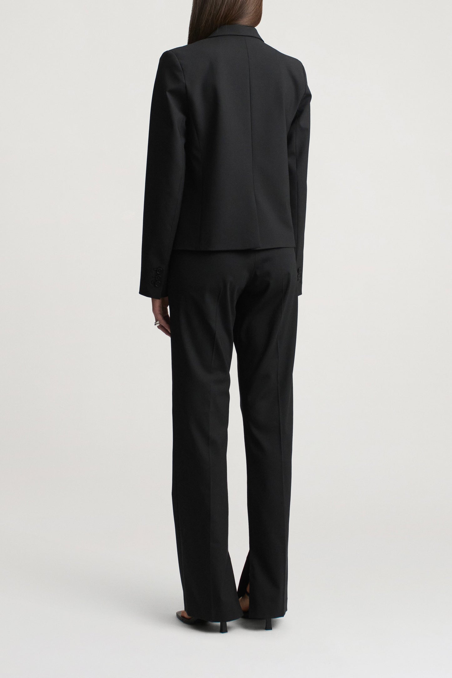 Charlie Long Trouser in Tropical Wool