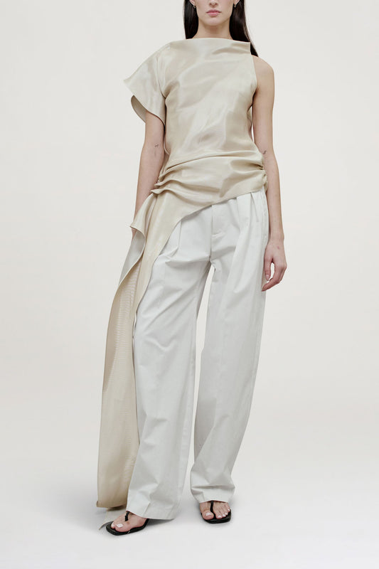 Elif Blouse in Two Tone Silk Viscose