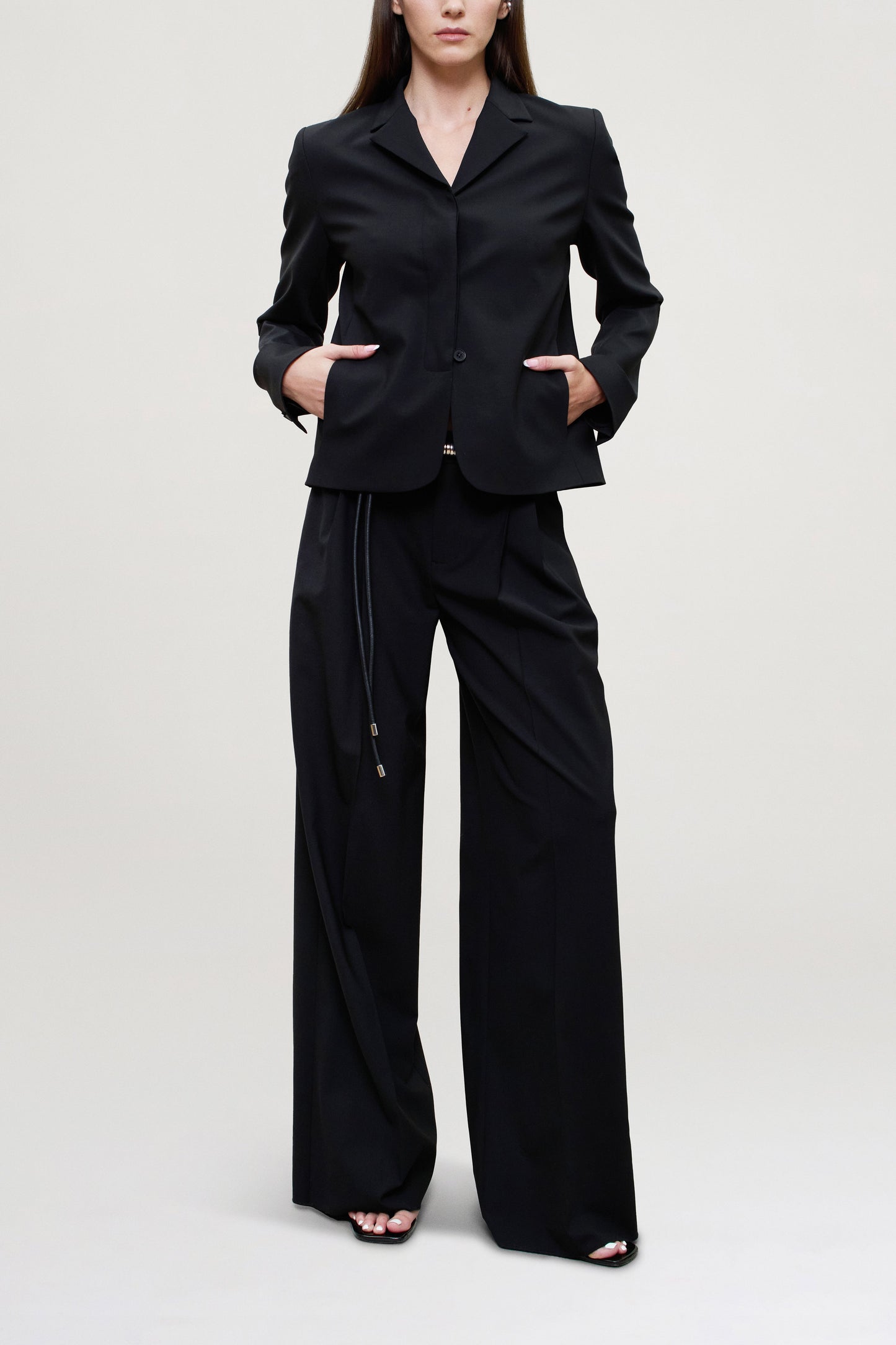 Roxana Low Rise Trouser in Tropical Wool