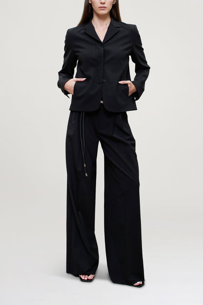 Roxana Low Rise Trouser in Tropical Wool