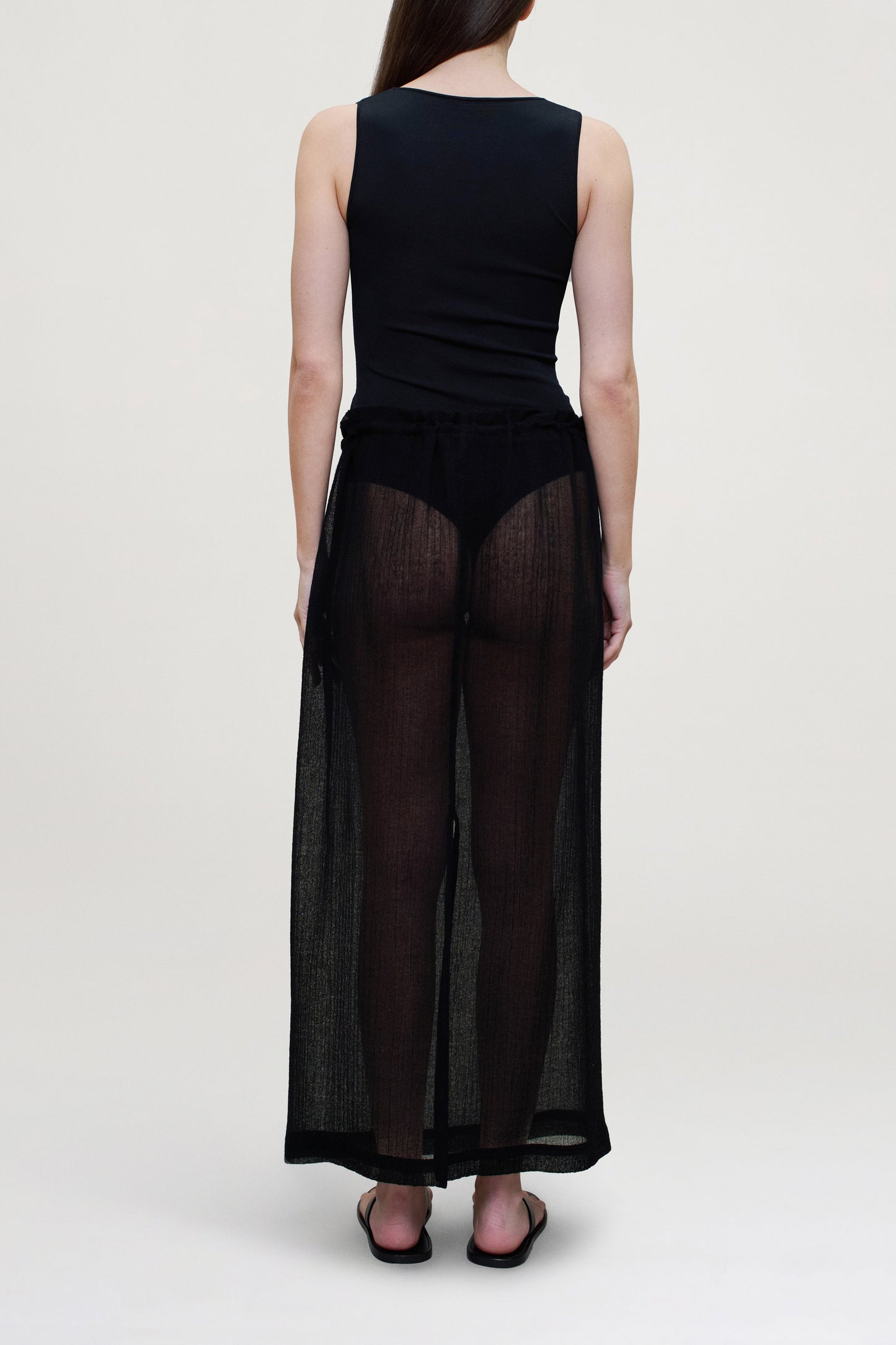 Portia V-Neck Bodysuit in Compact Viscose