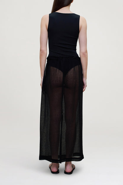 Portia V-Neck Bodysuit in Compact Viscose