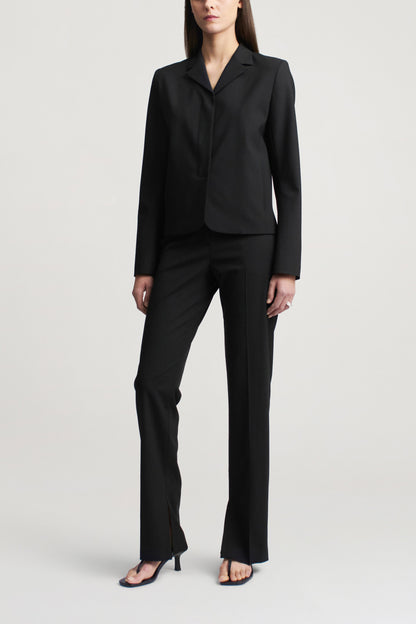Charlie Long Trouser in Tropical Wool