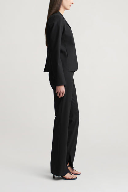 Charlie Long Trouser in Tropical Wool