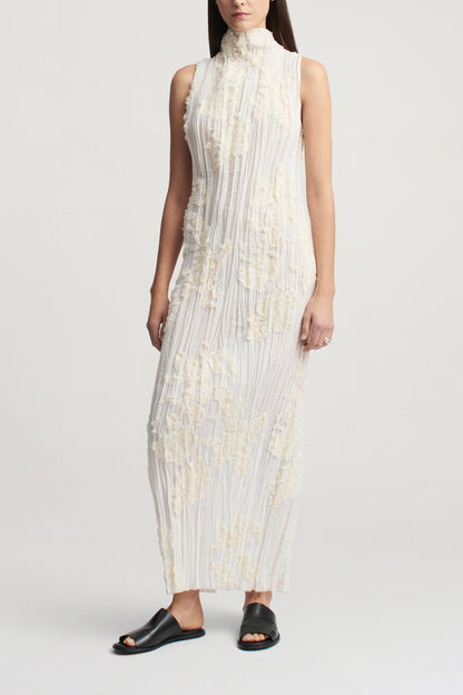 Nala Gown in Eyelash Plissé