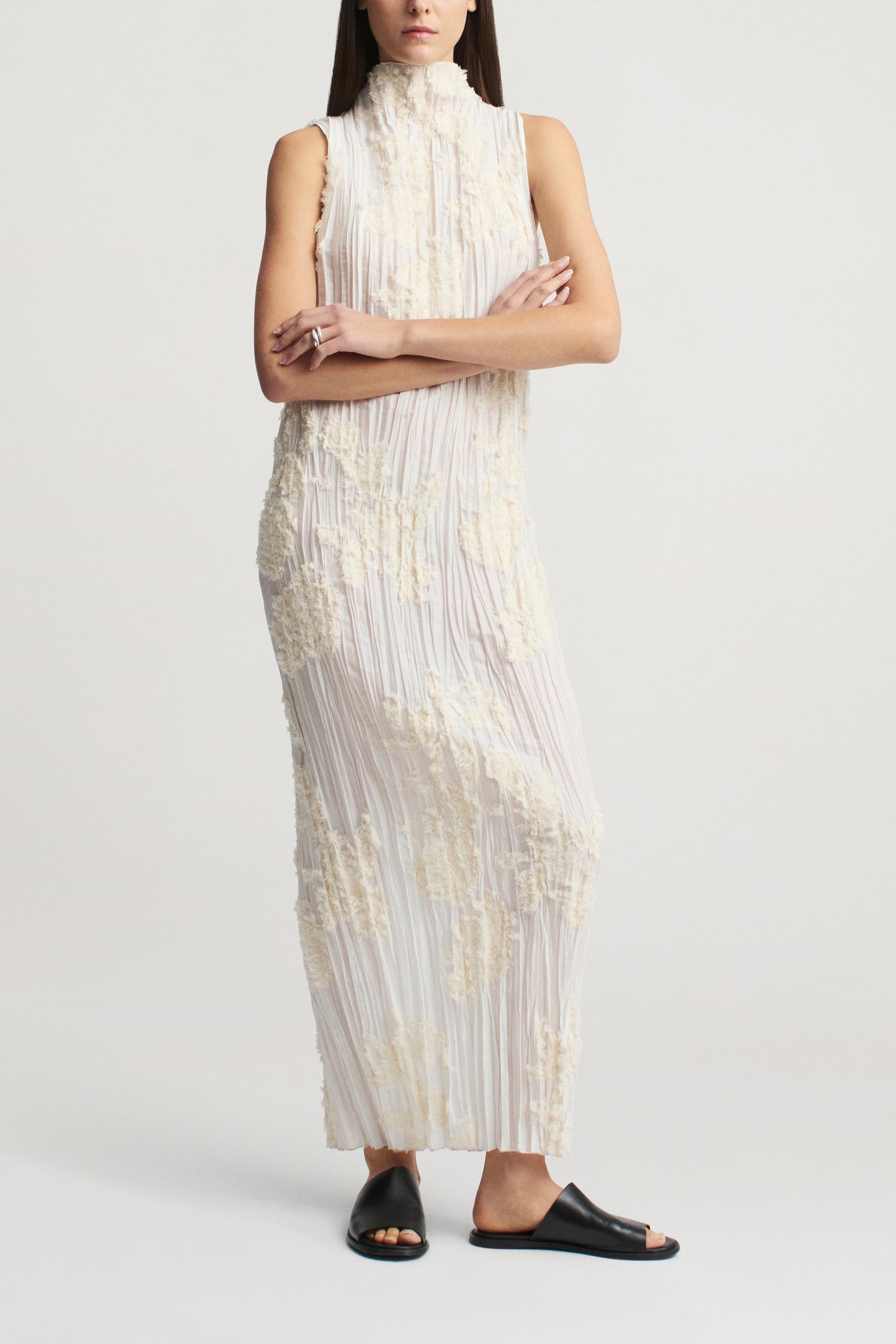 Nala Gown in Eyelash Plissé