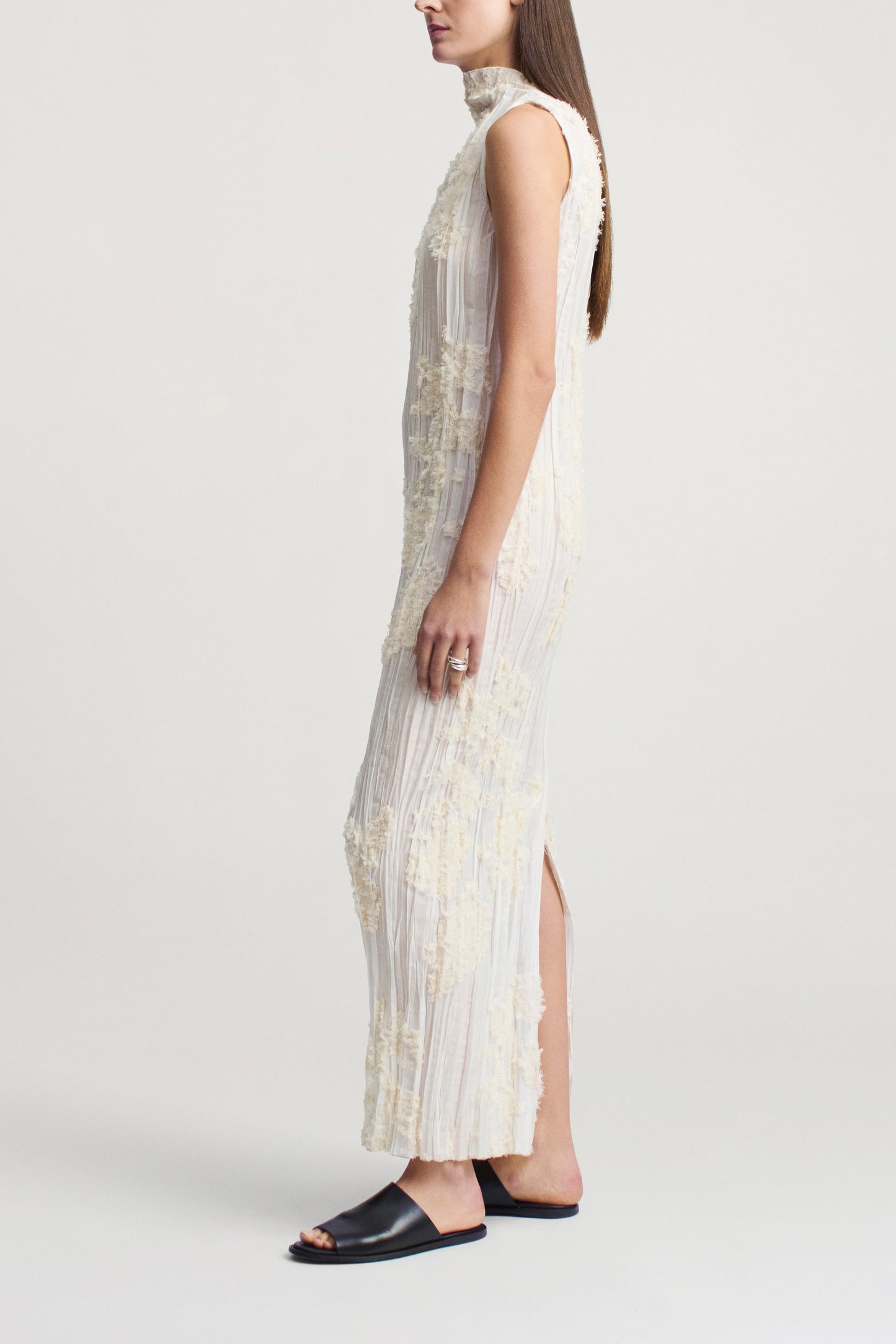 Nala Gown in Eyelash Plissé