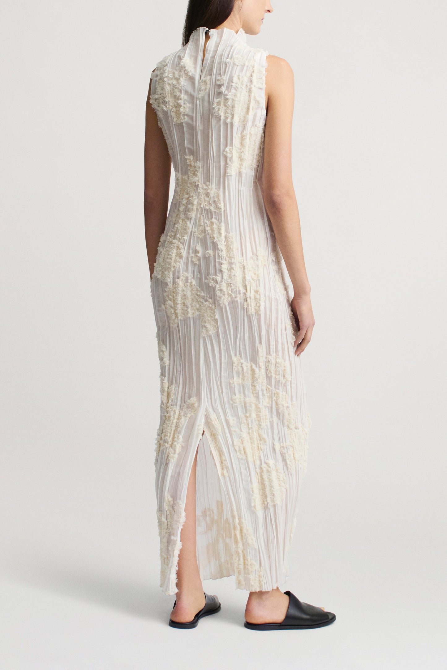 Nala Gown in Eyelash Plissé