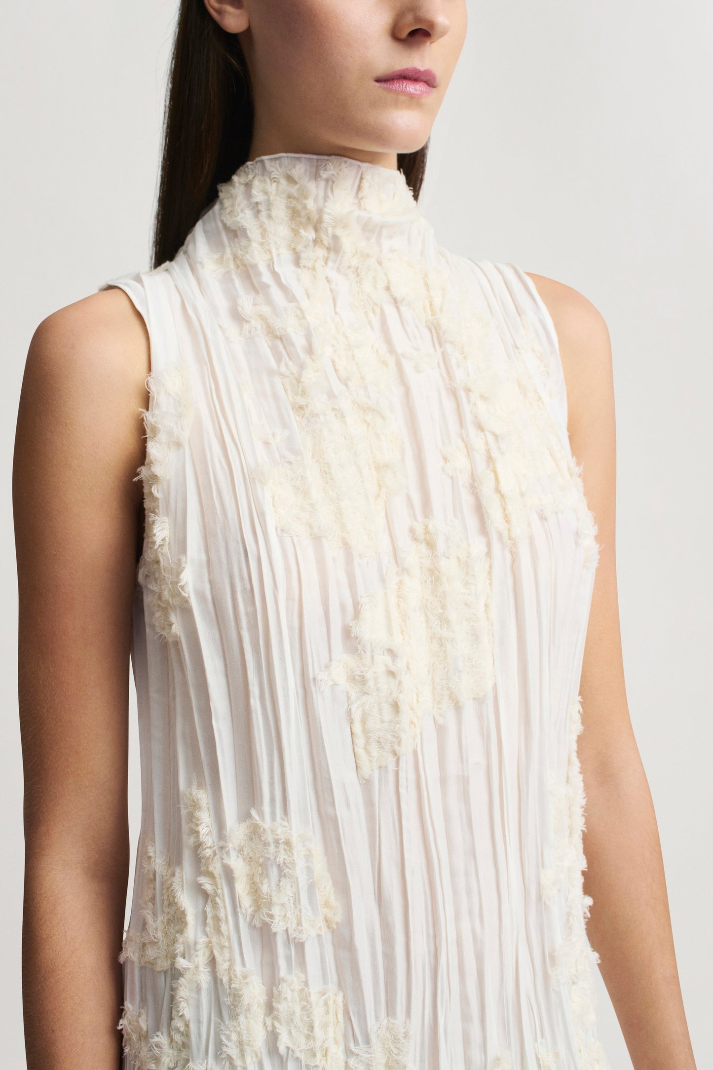 Nala Gown in Eyelash Plissé