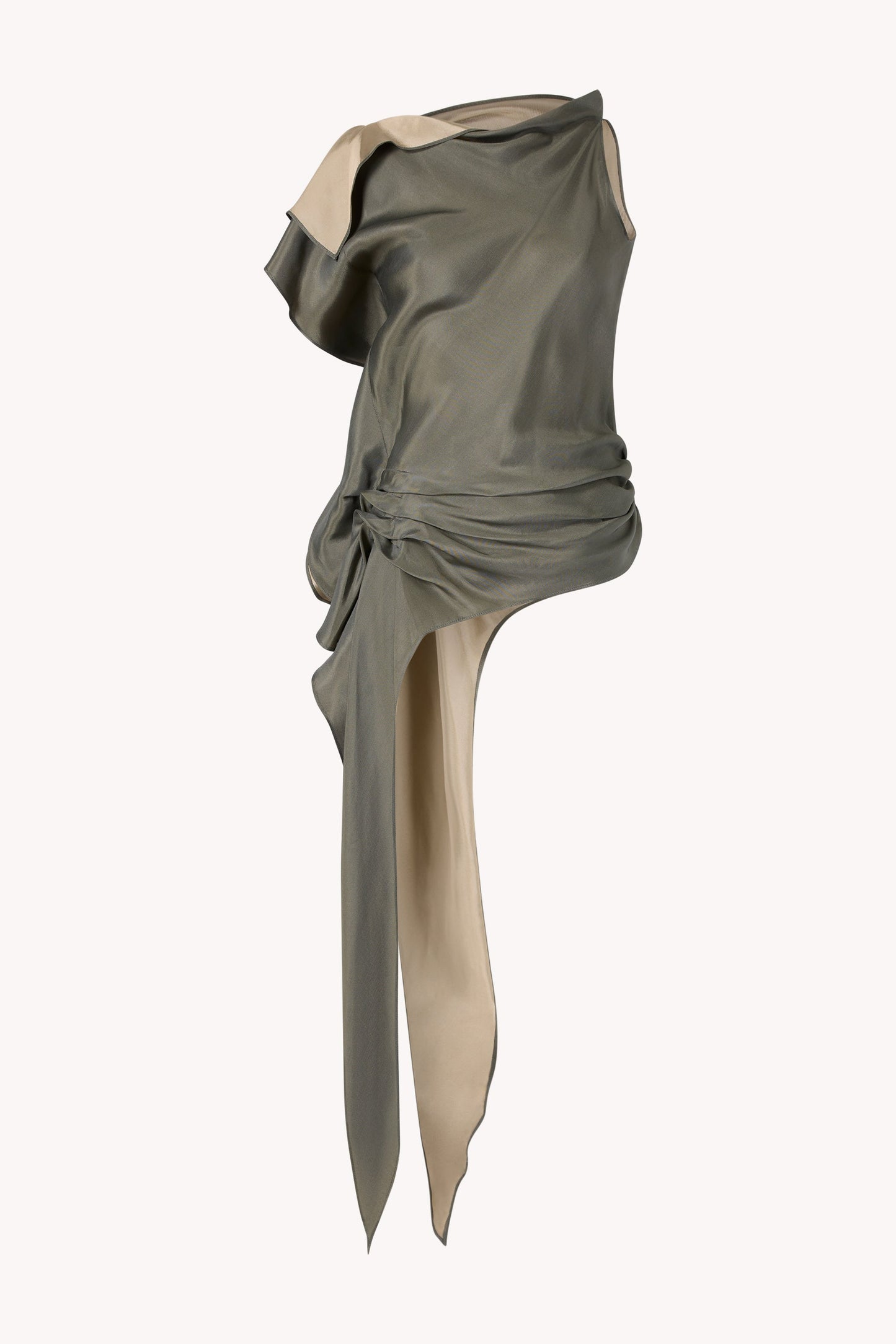 Elif Blouse in Two Tone Silk Viscose