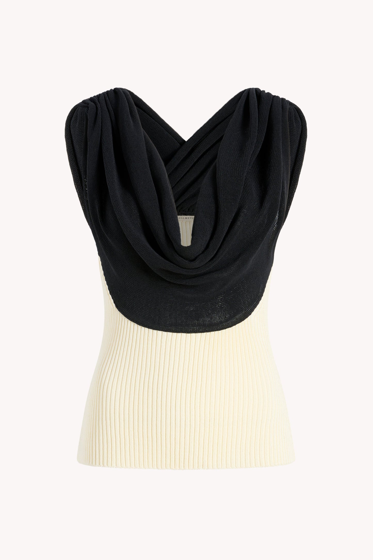 Meeka Cowl Neck Tank in Cotton Nylon