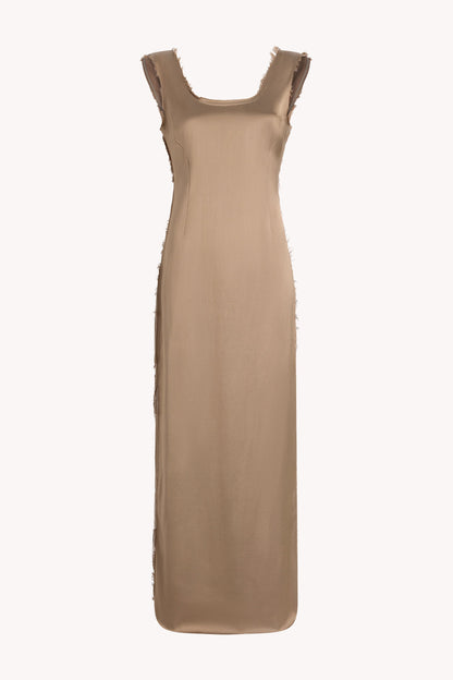 Isadora Sleeveless Gown in Summer Silk Wool
