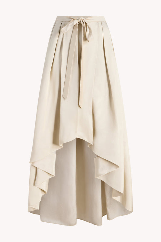 Bustle Skirt in Two Tone Viscose