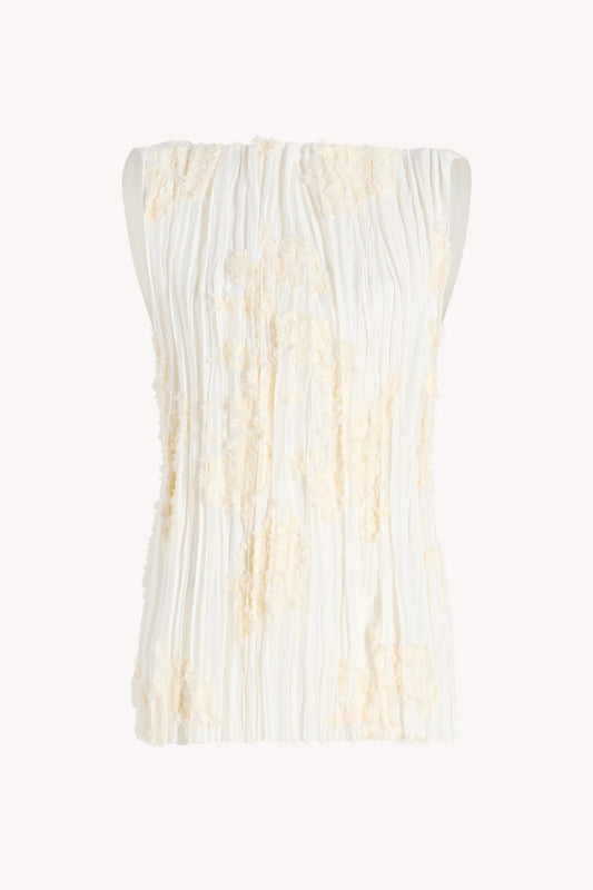 Daria Blouse in Eyelash Plissé