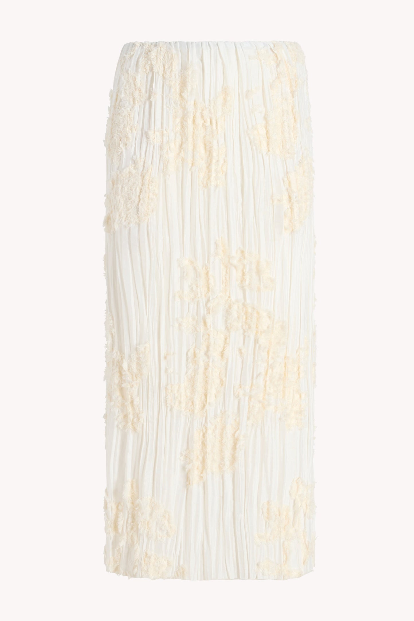 Esse Midi Skirt in Eyelash Plissé