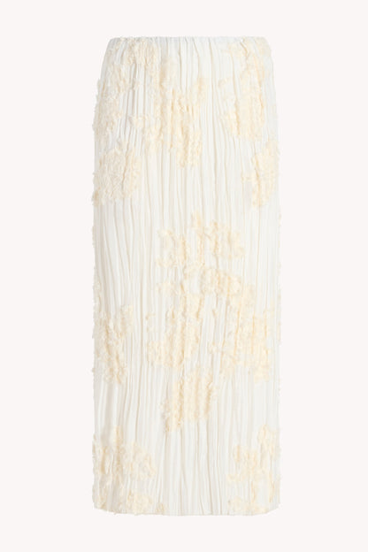 Esse Midi Skirt in Eyelash Plissé