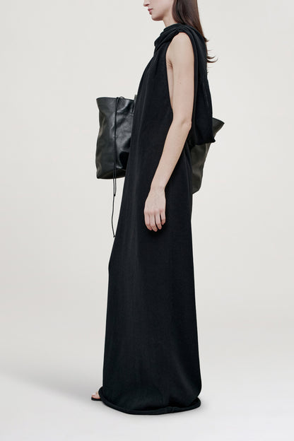 Priya Cowl Neck Gown in Cotton Nylon